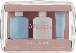 Парфумерія, косметика Набір для засмаги - Darling (cr/30ml + b/lot/2x150ml)