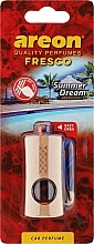 Ароматизатор для авто "Летняя мечта" - Areon Fresco New Summer Dream Car Perfume — фото N1