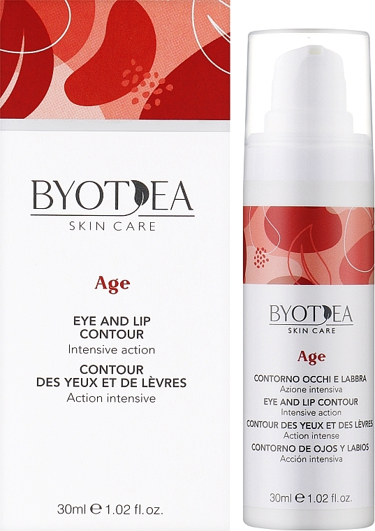 Крем для контура глаз и губ с гиалуроновой кислотой - Byothea Age Intensive Action Eye & Lip Contour Cream — фото N2
