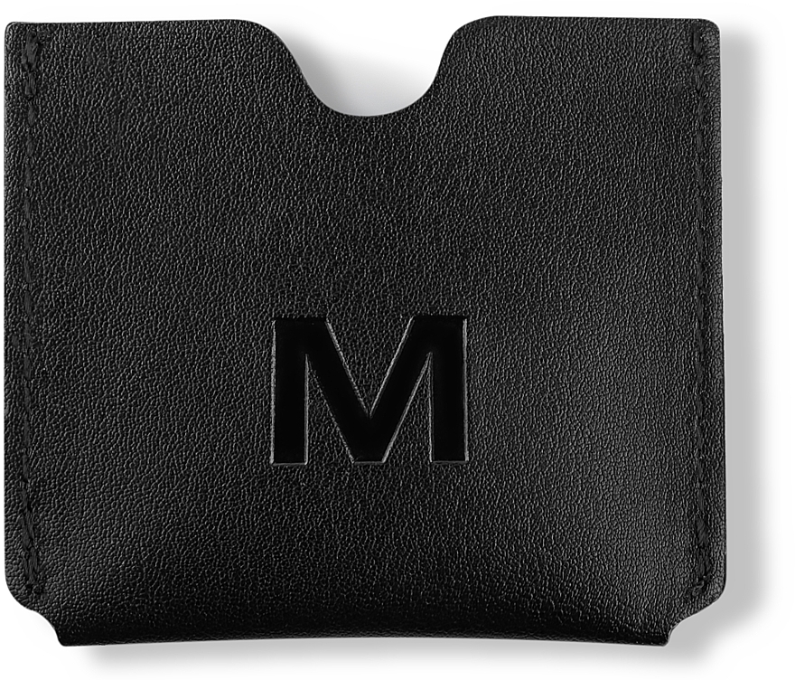 Кейс для презерватива, чорний “Classic” - MAKEUP Condom Holder Pu Leather Black — фото N1