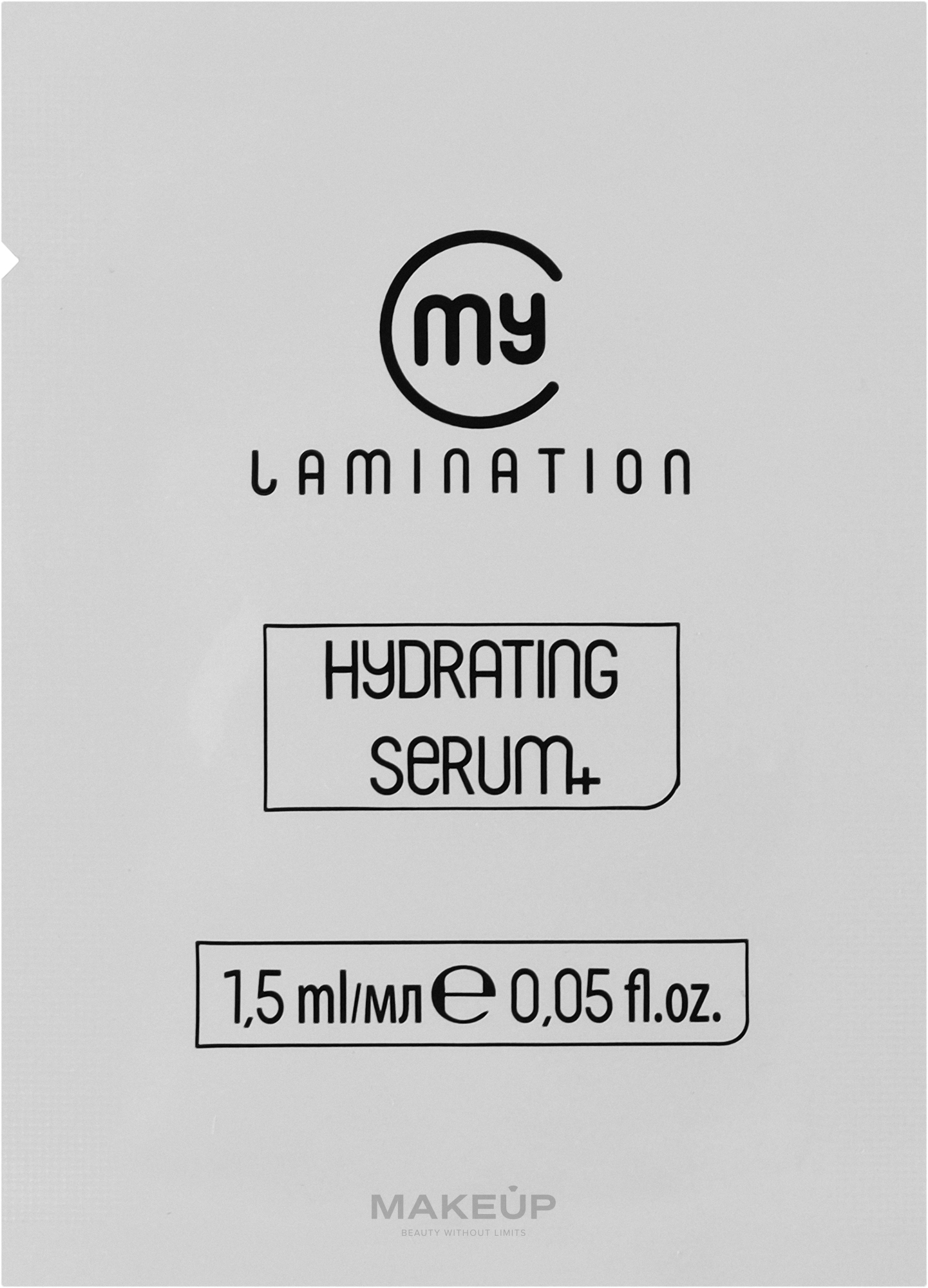 Глибокий догляд за віями - My Lamination Hydrating Serum + №3 (пробник) — фото 1.5ml
