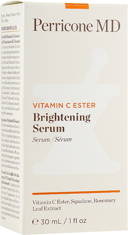 Освітлювальна сироватка для обличчя - Perricone MD Vitamin C Ester Brightening Serum