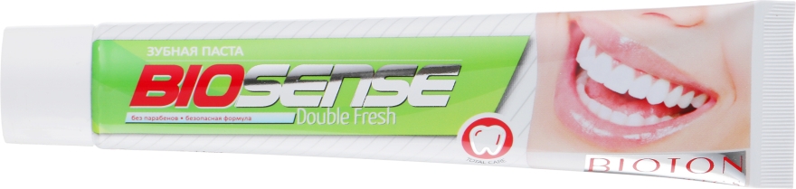 Зубная паста "Double Fresh" - Bioton Cosmetics Biosense Double Fresh
