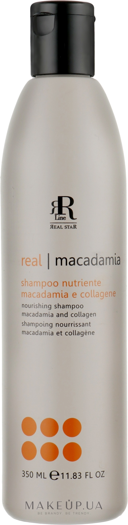 Шамунь з олією макадамії та колагеном для волосся  - RR Line Macadamia Star — фото 350ml