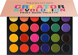 Парфумерія, косметика Палетка для макіяжу - Makeup Revolution Creator Revolution Face Paint Book Palette
