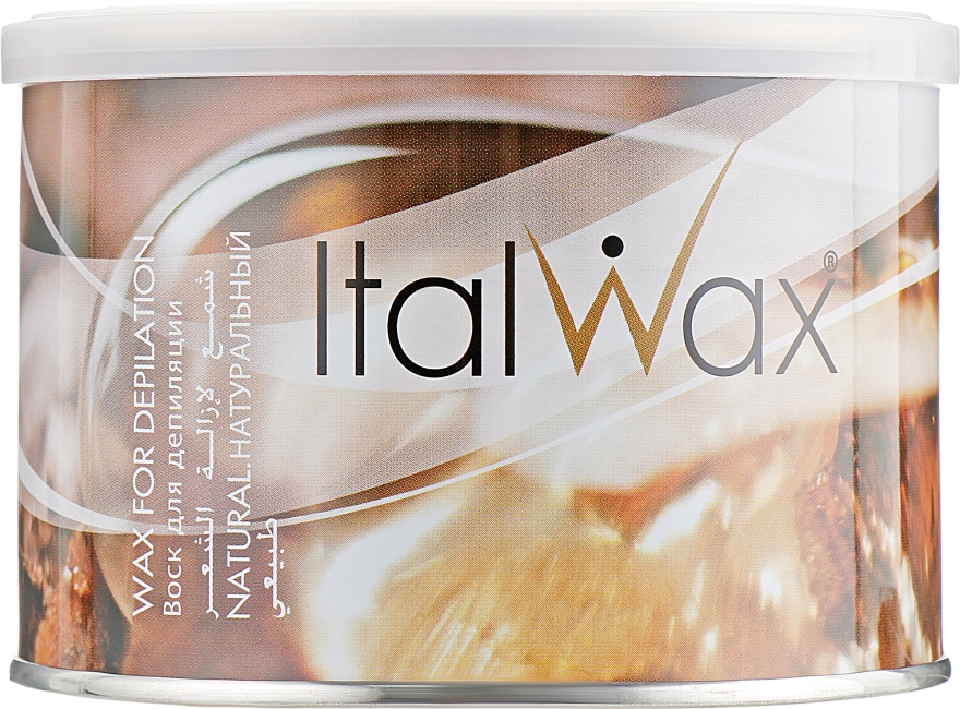 Теплий віск для депіляції у банці "Натуральний", ItalWax - ItalWax — фото N1