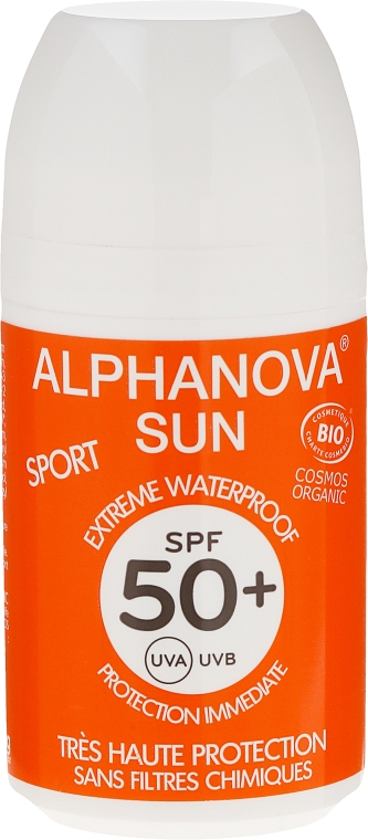 Сонцезахисний крем з роликовим аплікатором - Alphanova Sun Roll On Sport SPF 50+ — фото N1