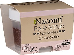 Парфумерія, косметика Зволожувальний скраб для обличчя та губ - Nacomi Moisturizing Face&Lip Scrub Chocolate