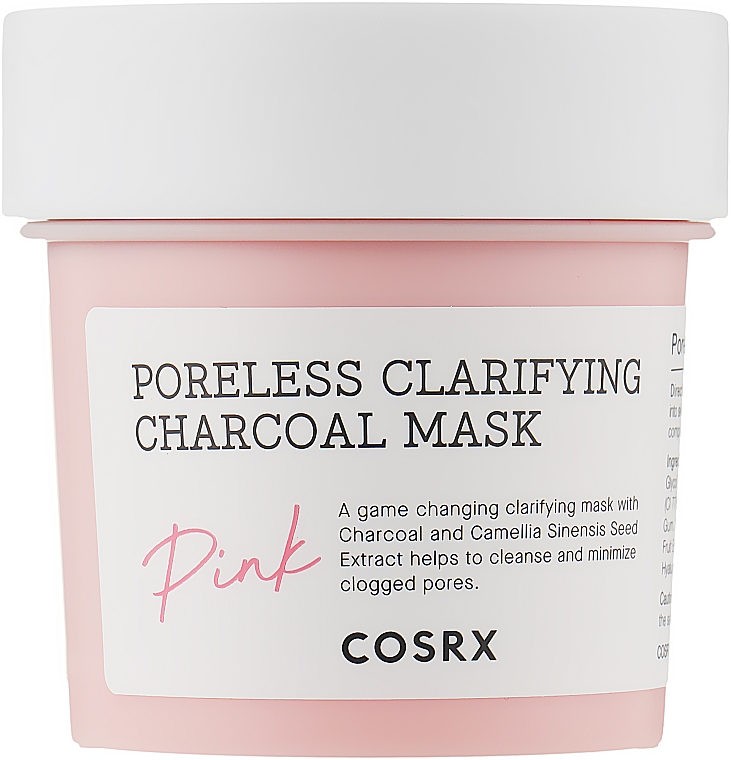 Очищающая маска для лица с углем - Cosrx Poreless Clarifying Charcoal Mask Pink — фото N1