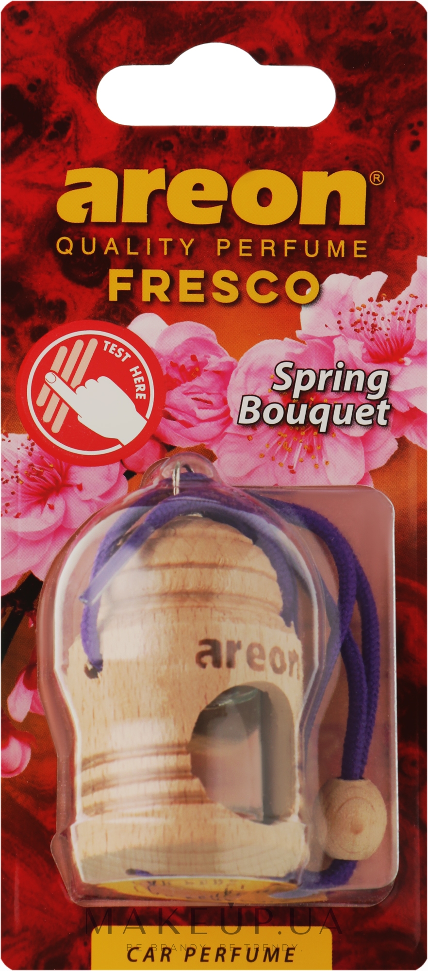 Ароматизатор для авто "Весенний букет" - Areon Fresco Spring Bouquet  — фото 4ml