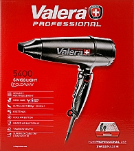 Фен для волос дорожный Swiss Light 5400 Fold-Away Ionic Black - Valera — фото N3