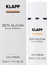 Легкий крем-уход "24-часа" - Klapp Beta Glucan 24H Cream — фото N2
