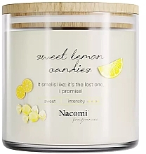 Ароматическая соевая свеча "Sweet Lemon Candies" - Nacomi Fragrances — фото N1