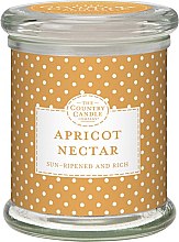 Парфумерія, косметика Ароматична свічка у скляній банці - The Country Candle Company Polkadot Apricot Nectar