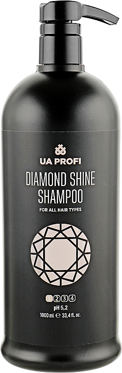 Шампунь "Діамантовий блиск" для усіх типів волосся - UA Profi Diamond Shine For All Hair Types Shampoo pH 5.2 — фото N3