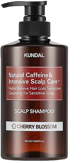 Шампунь для волосся - Kundal Anti-Hair Loss& Scalp Care Scalp Shampoo Cherry Blossom — фото N1