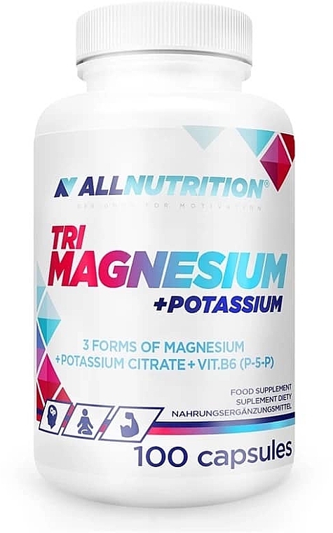 Харчова добавка "Магній + Калій" - AllNutrition Tri Magnesium + Potassium — фото N1