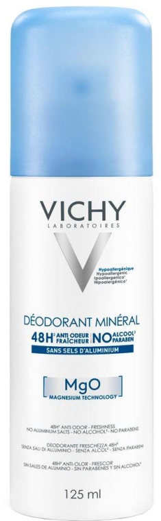 Минеральный дезодорант-спрей - Vichy Mineral Deodorant Spray 48H Sensitive Skin — фото N1