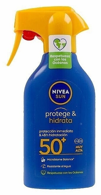 Солнцезащитный спрей для тела - NIVEA Sun Protect & Hydrate SPF50 Spray — фото N1