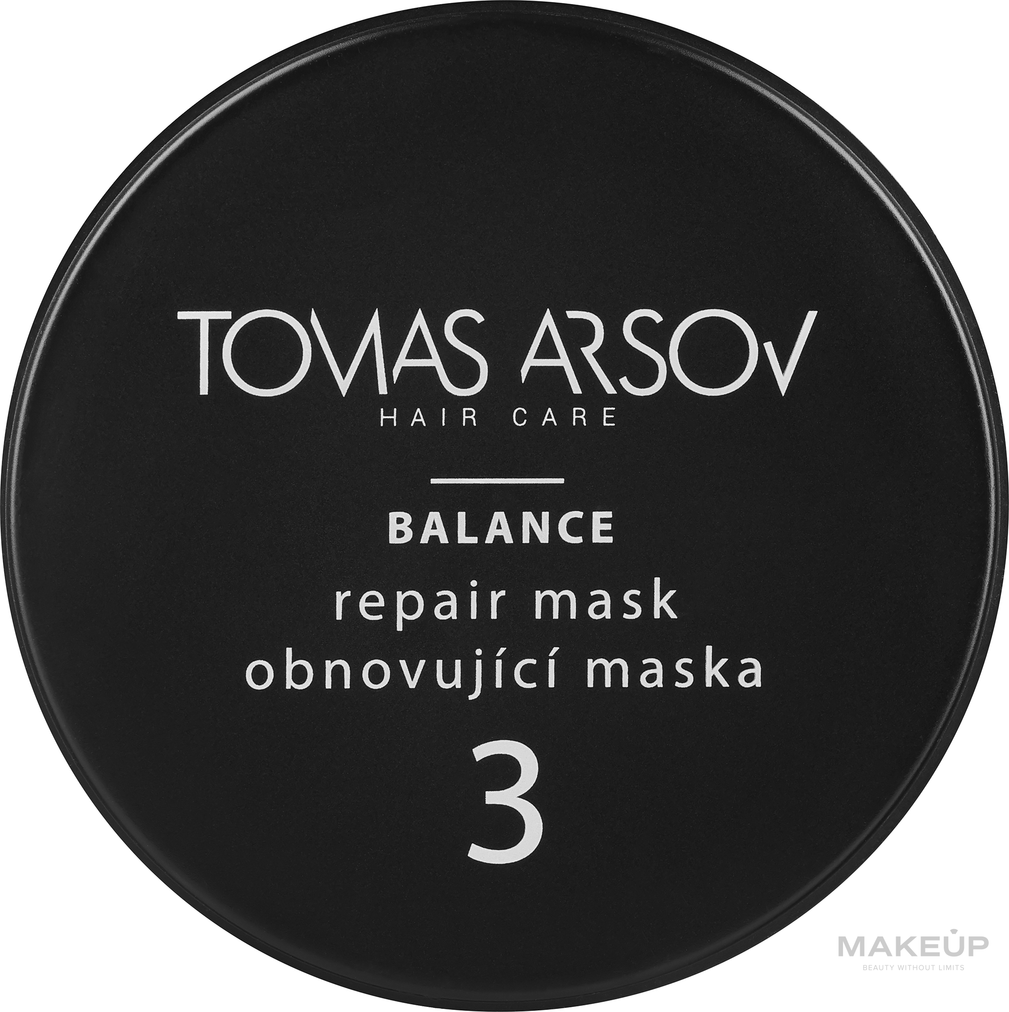 Восстанавливающая маска для волос - Tomas Arsov Balance Repair Mask — фото 100ml