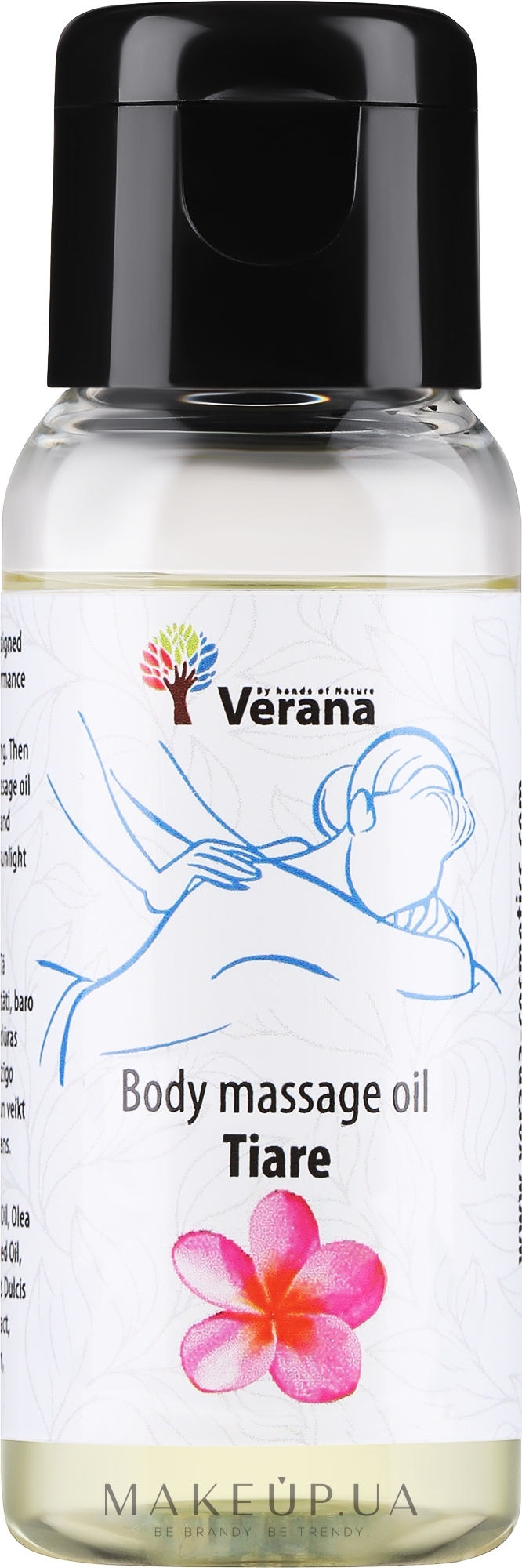 Массажное масло для тела "Tiare Flower" - Verana Body Massage Oil — фото 30ml