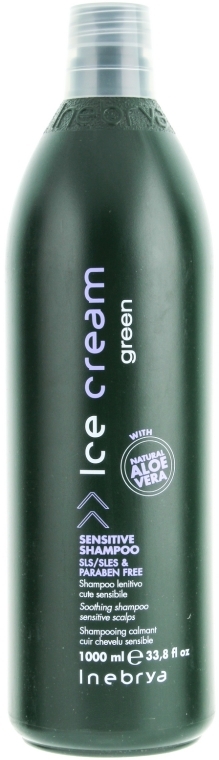 Шампунь для чувствительной кожи головы - Inebrya Green Sensitive Shampoo — фото N3