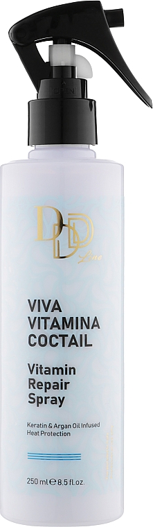 Відновлювальний спрей для волосся "Сила вітамінів" - Bingo Hair Cosmetic 3D Line Viva Vitamina Coctail Repair Spray — фото N1