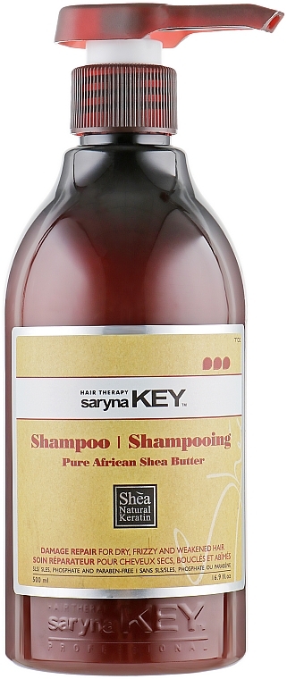 УЦЕНКА Восстанавливающий шампунь - Saryna Key Damage Repair Pure African Shea Shampoo  * — фото N3