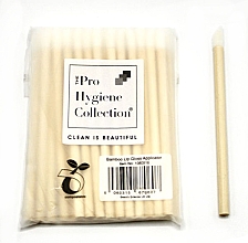 Парфумерія, косметика Одноразовий бамбуковий аплікатор для блиску для губ - The Pro Hygiene Collection