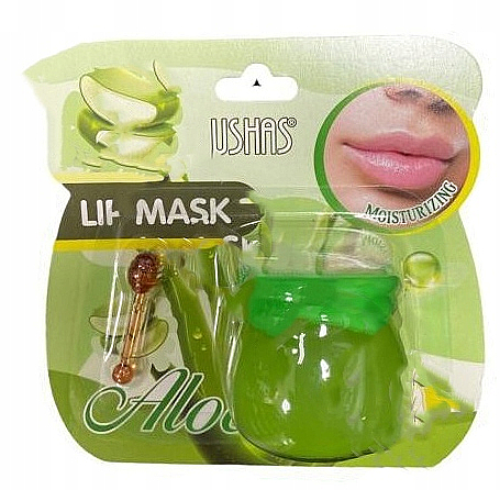 Маска-бальзам для губ "Алоэ" - Ushas Lip Mask Aloe — фото N1