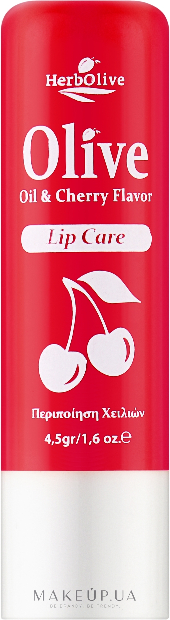 Бальзам для губ з вишнею - Madis HerbOlive Lip Care — фото 4.5g