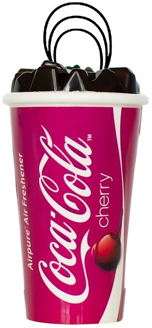 Освіжувач повітря для автомобіля "Кока-кола вишня" - Airpure Car Air Freshener Coca-Cola 3D Cherry — фото N2