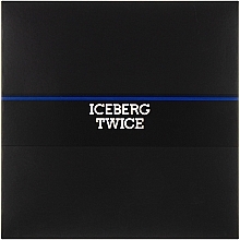 Духи, Парфюмерия, косметика Iceberg Twice Homme - Набор (edt/125ml + sh/gel/100ml) 