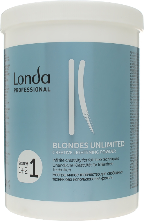 Осветляющая пудра "Креативная" - Londa Professional Blondes Unlimited Creative Lightening Powder — фото N1