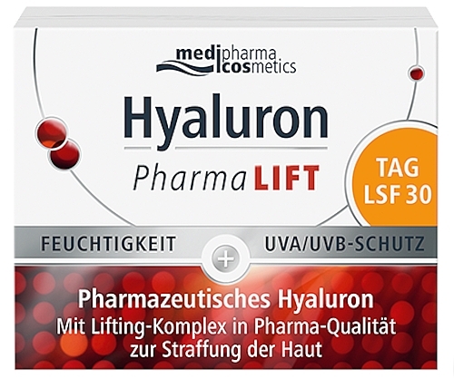 Сонцезахисний ліфтинговий крем SPF 30 - Pharma Hyaluron — фото N2