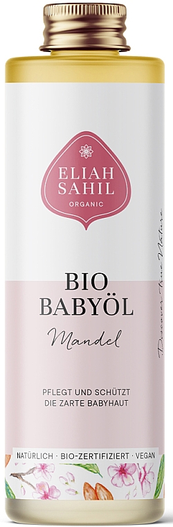 Органическое миндальное масло для детей - Eliah Sahil Organic Almond Baby Oil — фото N1