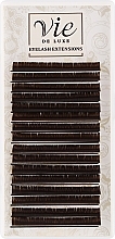Ресницы в ленте тёмный шоколад, С 0,1/09 - Vie de Luxe — фото N1