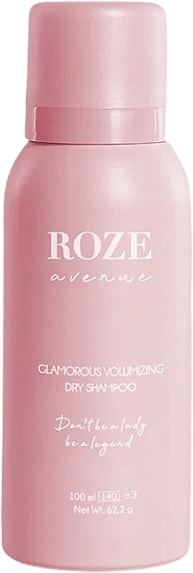 Сухий шампунь для об'єму волосся - Roze Avenue Glamorous Volumizing Dry Shampoo Travel Size — фото N1