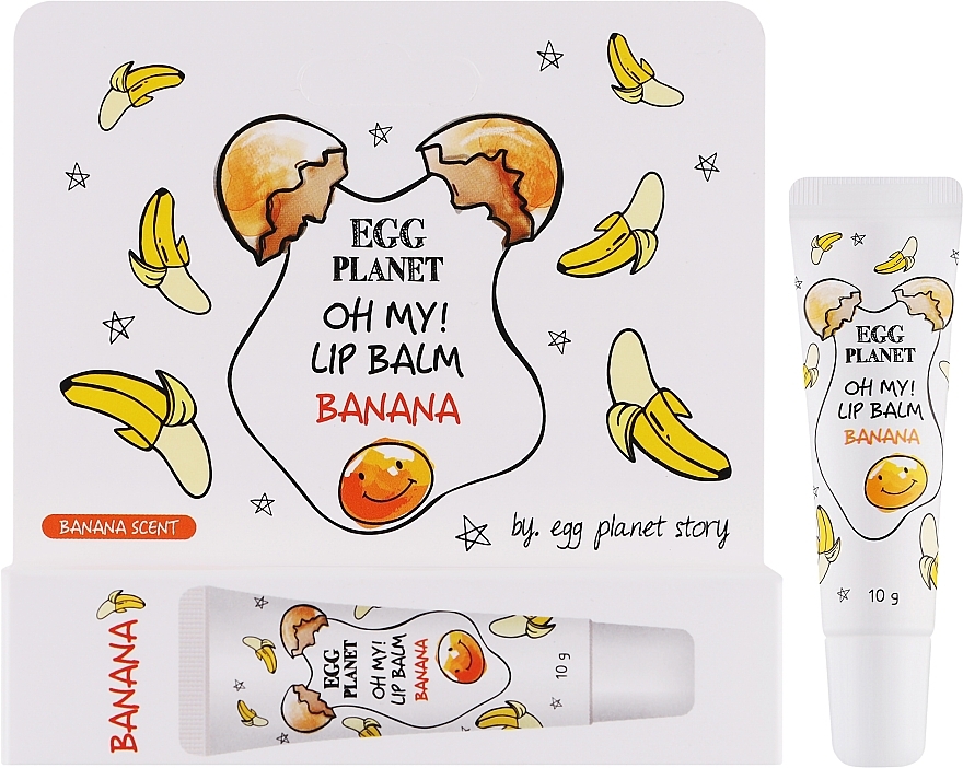 Бальзам для губ "Банан" - Daeng Gi Meo Ri Egg Planet Oh My! Lip Balm Banana — фото N2