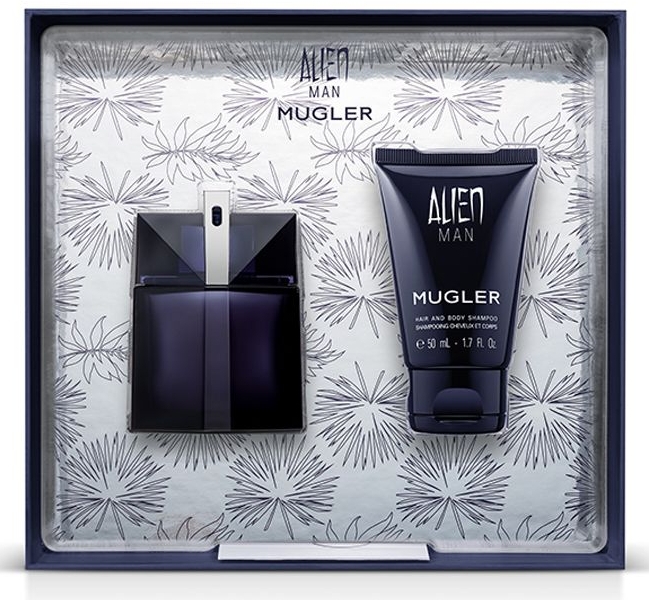 Mugler Alien Man Gift Set - Подарочный набор (edt/50ml + b/shm/50ml) — фото N2