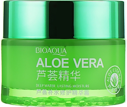 Крем-гель для лица и шеи с Алоэ 92% - Bioaqua Aloe Vera 92% Moisturizing Cream — фото N1