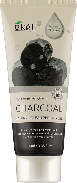 Пилинг для лица с экстрактом древесного угля - Ekel Peeling Gel Charcoal