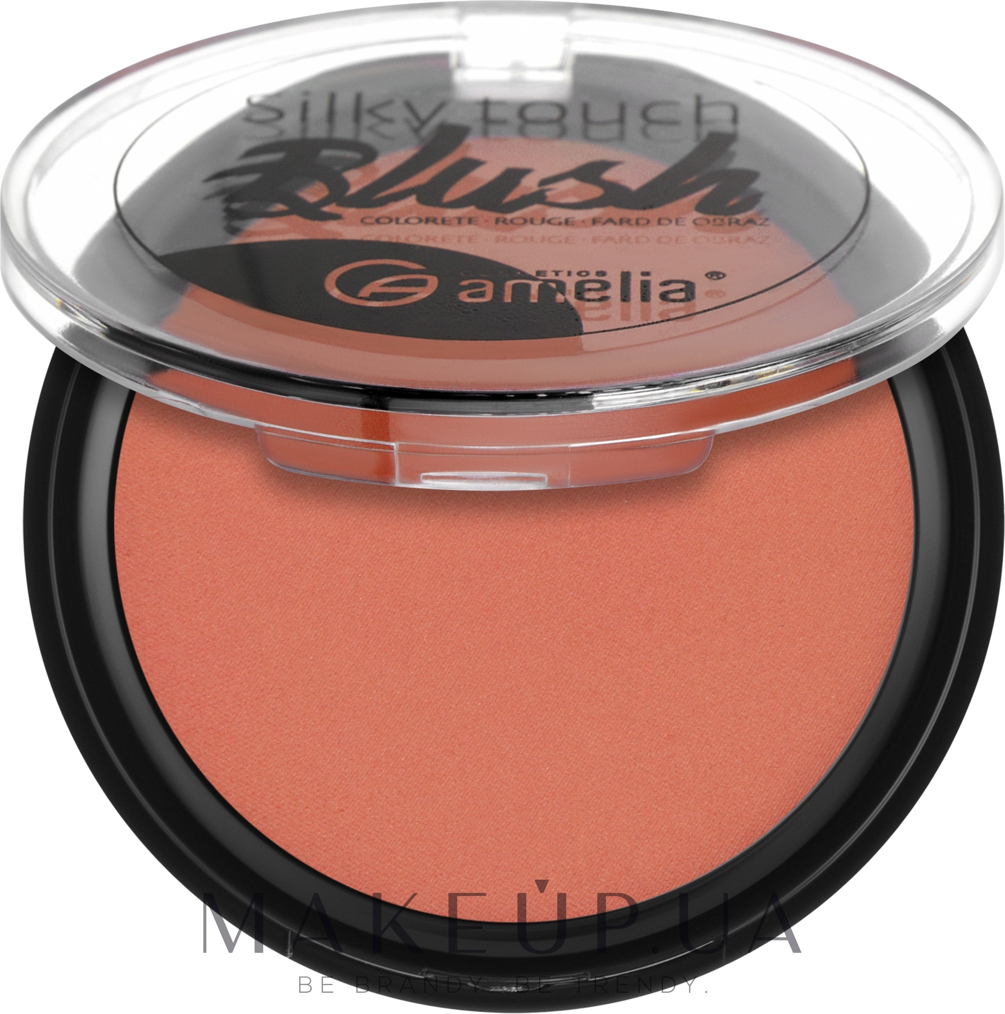Румяна для лица - Amelia Cosmetics Silky Touch Blush — фото Abricot Shine