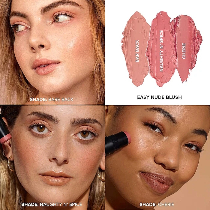 Набор - Nudestix Mini Pink Nude Blush Kit (blush/3x1.8g) — фото N3