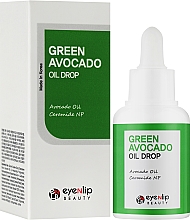 Ампульна сироватка для обличчя з авокадо - Eyenlip Green Avocado Oil Drops — фото N2