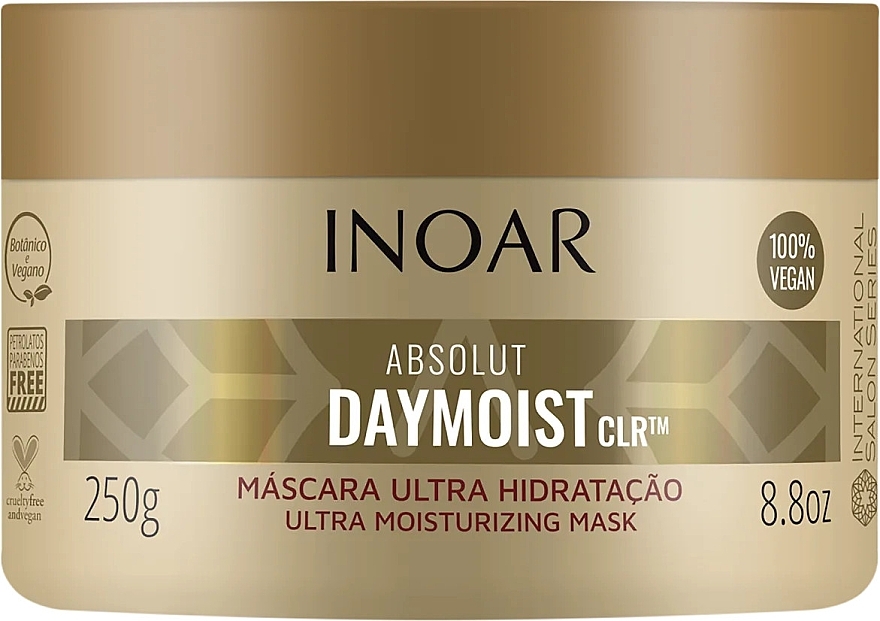 Зволожувальна маска для волосся - Inoar Absolut Daymoist CLR Ultra Moisturizing Mask — фото N1