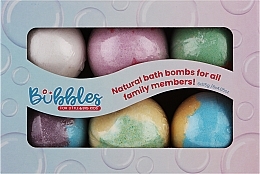Набор бомбочек для ванны, 6 шт. - Bubbles Natural Bombs For All Family Members — фото N1