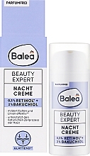 Ночной крем для лица с 0,3% ретинолом и 2% бакучиолом - Balea Beauty Expert — фото N2