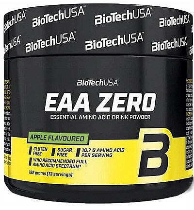 Комплекс амінокислот у порошку "Яблуко" - BioTechUSA EAA Zero Apple Essential Amino Acid Drink Powder — фото N1