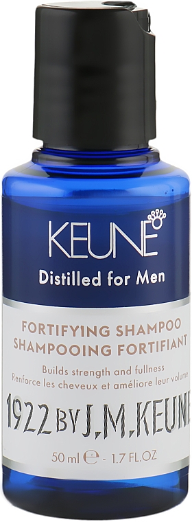 Шампунь для чоловіків "Зміцнювальний" - Keune 1922 Fortifying Shampoo Distilled For Men Travel Size — фото N1